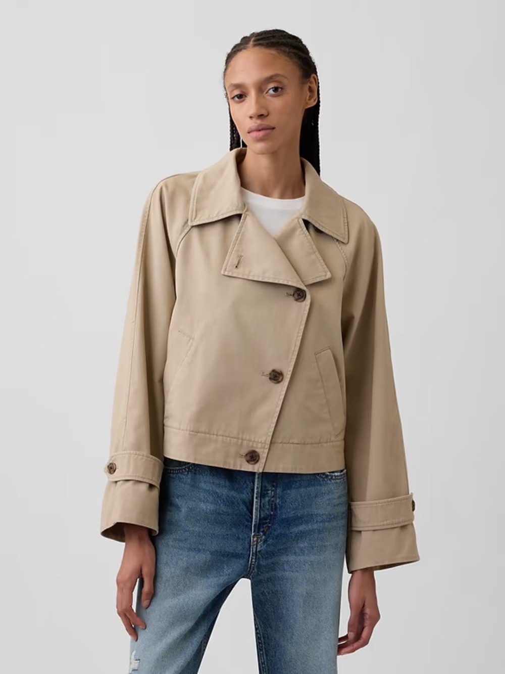 Gap Relaxed Cropped Trench